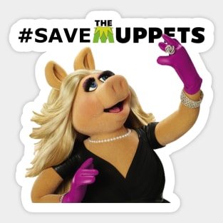 Save the Muppets - Piggy Sticker